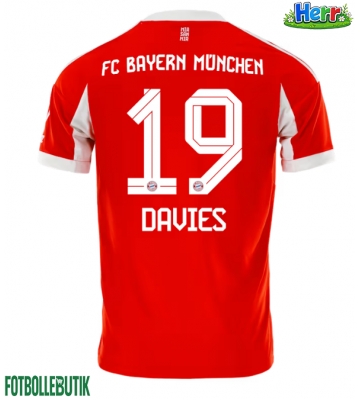 Bayern Munich Alphonso Davies #19 Hemmatröja 2025-26 Kortärmad